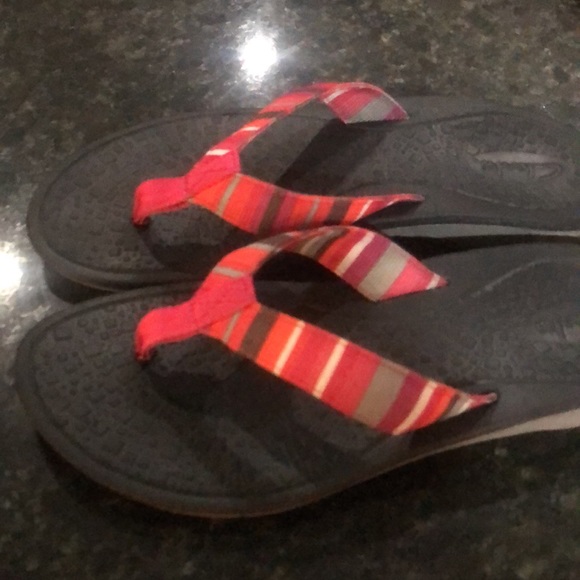 Clarks Tate Muse Striped Sandals - Picture 5 of 5